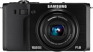 Samsung EX1 Digitalkamera (24 mm Ultraweitwinkel, 10 Megapixel, Lichtstarkes F1,8-Objektiv, Schwenkbares 7,62 cm AMOLED-Display) schwarz