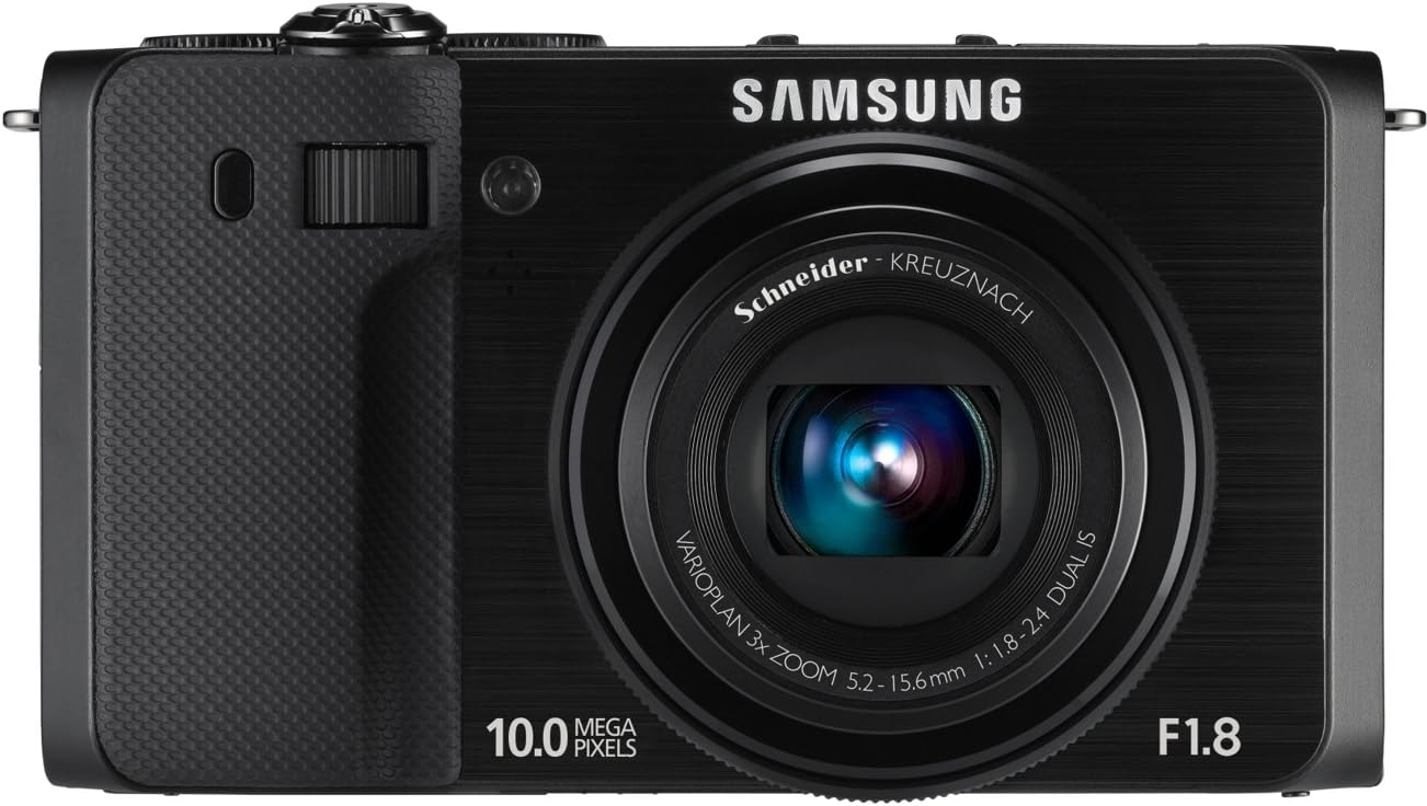 Samsung EX1 Digitalkamera (24 mm Ultraweitwinkel, 10 Megapixel, Lichtstarkes F1,8-Objektiv, Schwenkbares 7,62 cm AMOLED-Display) schwarz