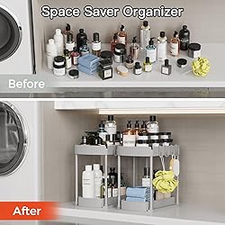 Ukeetap 2 Pack Multi-Purpose Pull-Out Storage