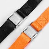 Yizerel Tie Down Straps 4 Pack 12 ft x 1 in Cam Buckle Heavy Duty view 3