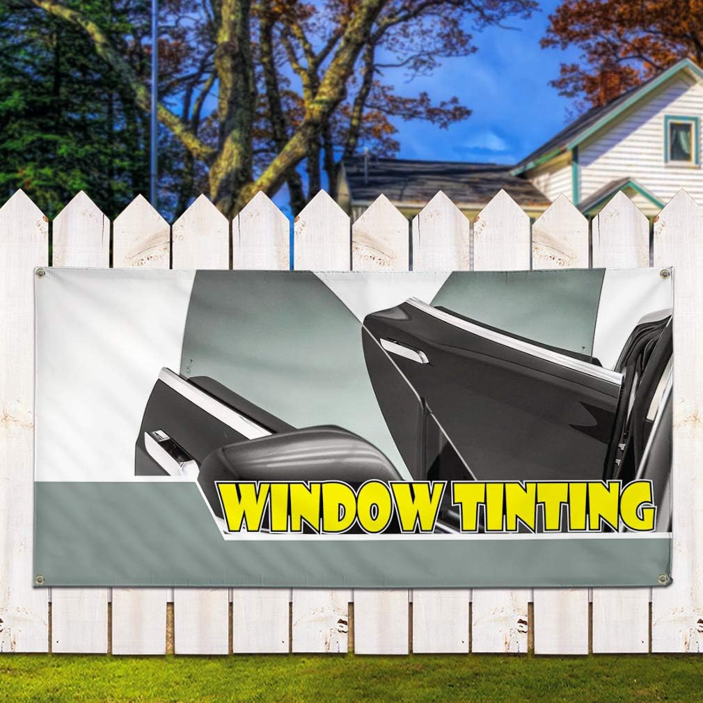 Multiple Sizes Available Vinyl Banner Sign Window Tinting 1 Style I