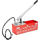 BEAMNOVA Hydrostatic Test Pump with 3.17 Gallon Gauge Tank | Hydraulic Manual Water Pipe Leakage Pressure Tester Kit, Industrial Heavy Duty Water Pressure Test Pump