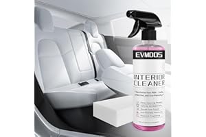 EVMODS For Tesla Seat Cleaner,Interior Leather White&Black Seat Maintainer Accessories for Tesla Cleaning Seatcovers,Safe For Tesla Model Y Juniper/3/S/X Seat/Dash/Console
