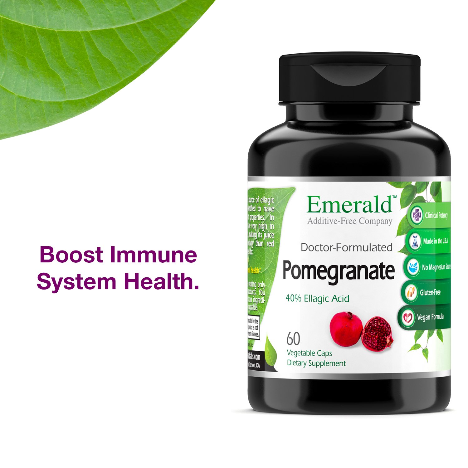 Amazon.com: EMERALD LABORATORIES Pomegranate, 60 CT: Health & Personal Care