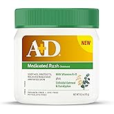 A+D Medicated Rash Ointment 15.2 oz– Relieves Irritated Skin from Poison Ivy, Eczema, Beard & Bikini Rash, Dry & Chapped Skin, Bug Bites. Made with Colloidal Oatmeal