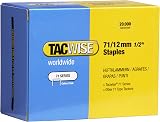 Tacwise 0370 Type 71 12mm Galvanised Upholstery Staples Pack 20,000
