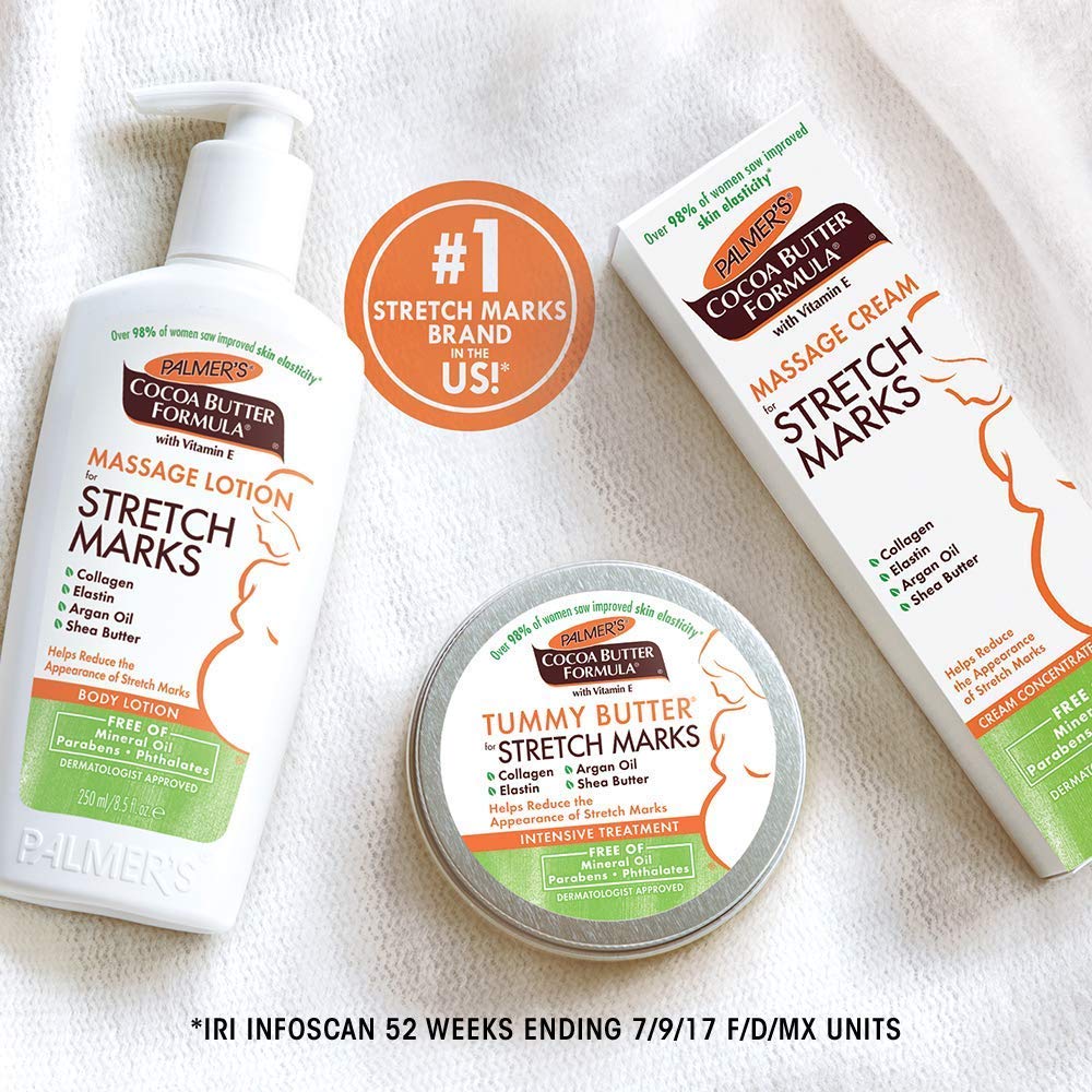 Amazon Com Palmer S Cocoa Butter Formula Massage Lotion For Stretch Marks And Pregnancy Skin Care 6 5 Ounces Pack Of 3 Beauty