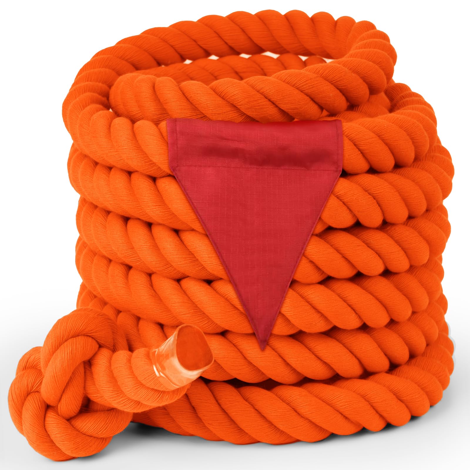 Photo 1 of Thadavo Field Day Tug of War Rope with Flag for Kids and Adults, Family Reunion Birthday Party Games, Summer Outside Lawn Games, Camping Picnic Carnival Games for Team Building Activities, Orange 20FT