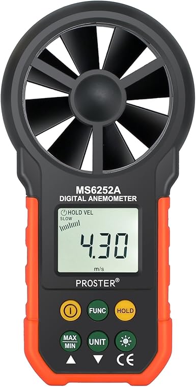 Anemometro Digitale UNI-T UT363, 0 ~ 30m/s, Temperatura -10~50°C - Foto 8