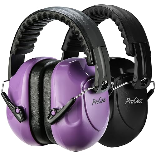 ProCase Noise Reduction Ear Muffs, Sound Proof Ear Protection, NRR