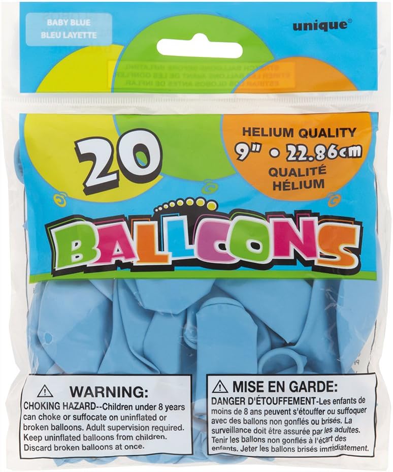 9" Latex Sunburst Yellow Balloons, 20ct: Kitchen & Dining