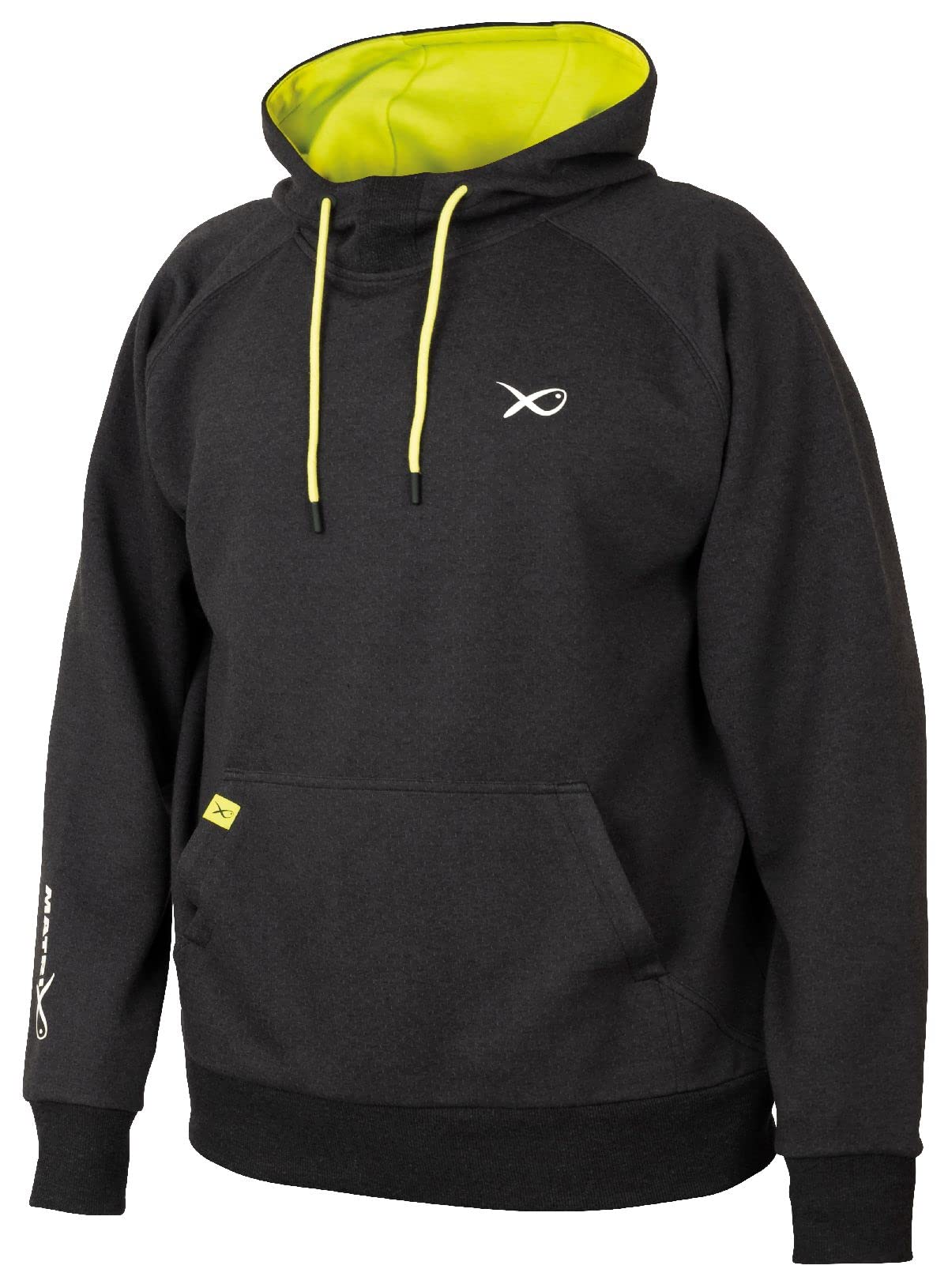 Matrix Minimal Black Marl Hoodie (Small)