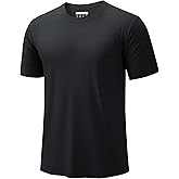 TACVASEN Men's Lightweight Athletic T-Shirts Quick Dry Workout Gym Tops Short Sleeve Running Tee Shirt Performance Activewear