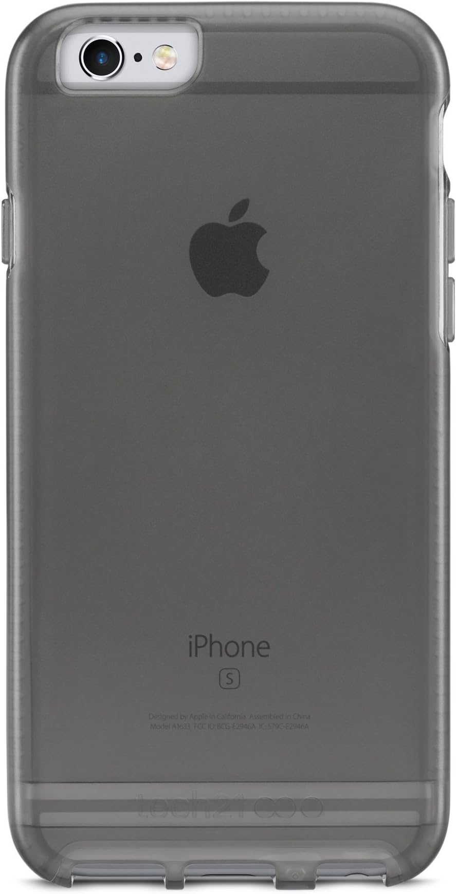 Tech21 Impact Clear Case for iPhone 6 and iPhone 6s - Smoke Black