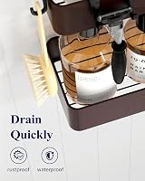 Kitsure 2 Pack Rustproof Shower Caddy Large 2 Shelves Drill-Free Brown view 5
