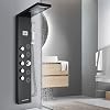 Columna-Ducha-Hidromasaje-Acero-Inoxidable-Negra-Duchas-De-BanO-Set-De-Ducha-Pantalla-De-Control-De-Temperatura-Led