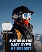 Findway Ski Goggles OTG Anti-Fog UV Protection Silver view 4