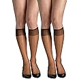 Hanes Silk Reflections Women's 2-Pack Knee High Sandalfoot