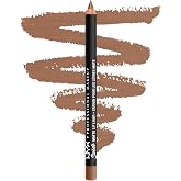 NYX PROFESSIONAL MAKEUP Suede Matte Lip Liner, Velvety-Smooth, Long-Lasting Formula For A Defined Lip Makeup Look - Sandstorm (Brown)