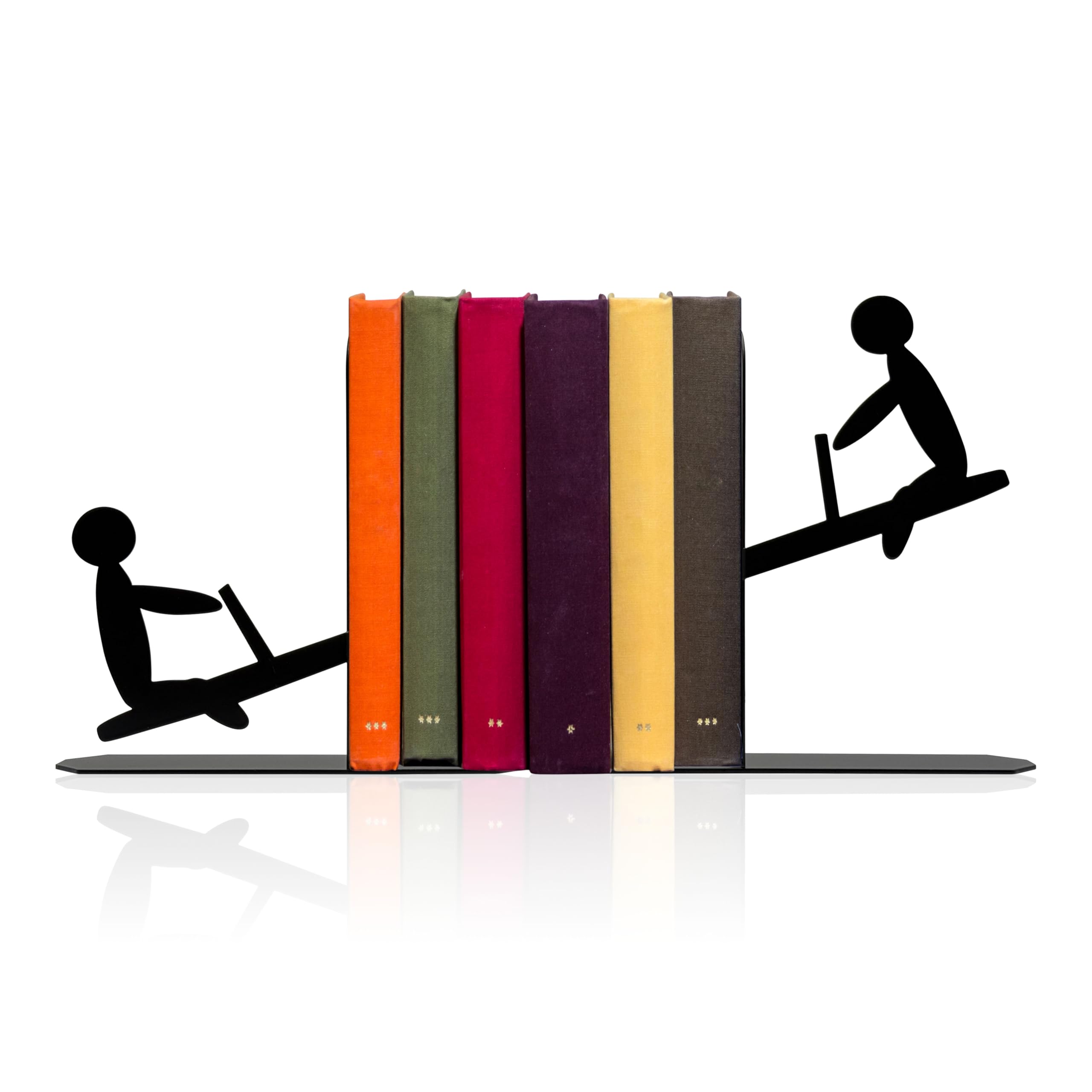Photo 1 of **Only one** See-Saw Bookends Fun Bookends Cute Book Ends Bookshelf Decor for Office School Library Bedroom Book Lovers Gift