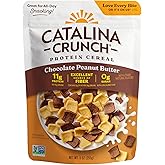 Catalina Crunch Protein Cereal, Chocolate Peanut Butter, 9 oz (Pack of 1) | Sugar Free, 11g of Protein, Gluten Free, Excellent Source of Fiber, Breakfast Cereal, Packaging May Vary