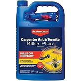 BioAdvanced Carpenter Ant &amp; Termite Killer Plus Spray - 1 Gal Bottle | Ready-to-Use - Kills Carpenter Bees - Indoor &amp; Outdoor Insect Control - Sprayer Included