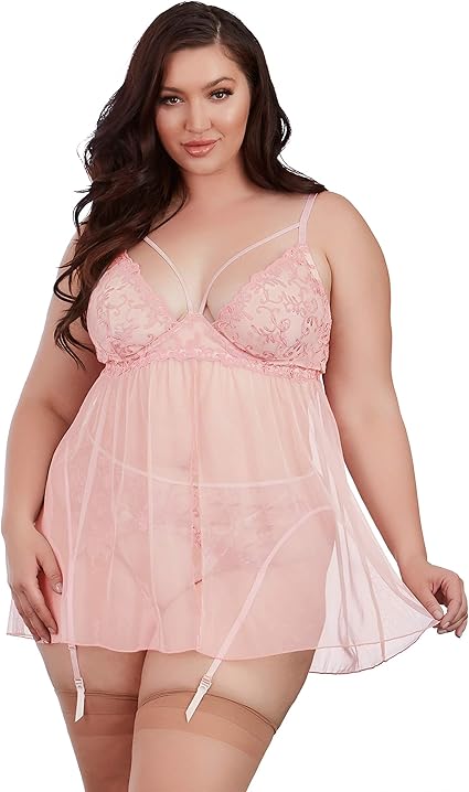 pink babydoll nightgown