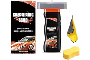 Q4 Glass Cleaner, Glass Emulsion Cleaner Windshield, Glass Emulsion Cleaner, Glasss Guard Cleaners, for Windows, Mirrors, and