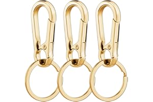 Hapeper Keychain Key Clips Metal Key Ring Key Chain Rings Keyring for Home Car Key Organizer