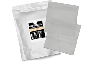 GUTENBERG'S DANK PRESSING CO. Gutenberg's Tough Micron Stainless Steel Mesh Screens | Many Sizes | Stainless Steel Tea Filter Bags (5-Pack 25u (Micron), 6x6 inch)