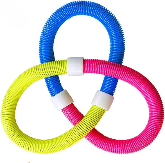 Frau Dunne Taille Bauch Erwachsene Kinder Weiches Feder Hula Hoop Fitness Trainingsgerate Schwerer Amazon De Garten