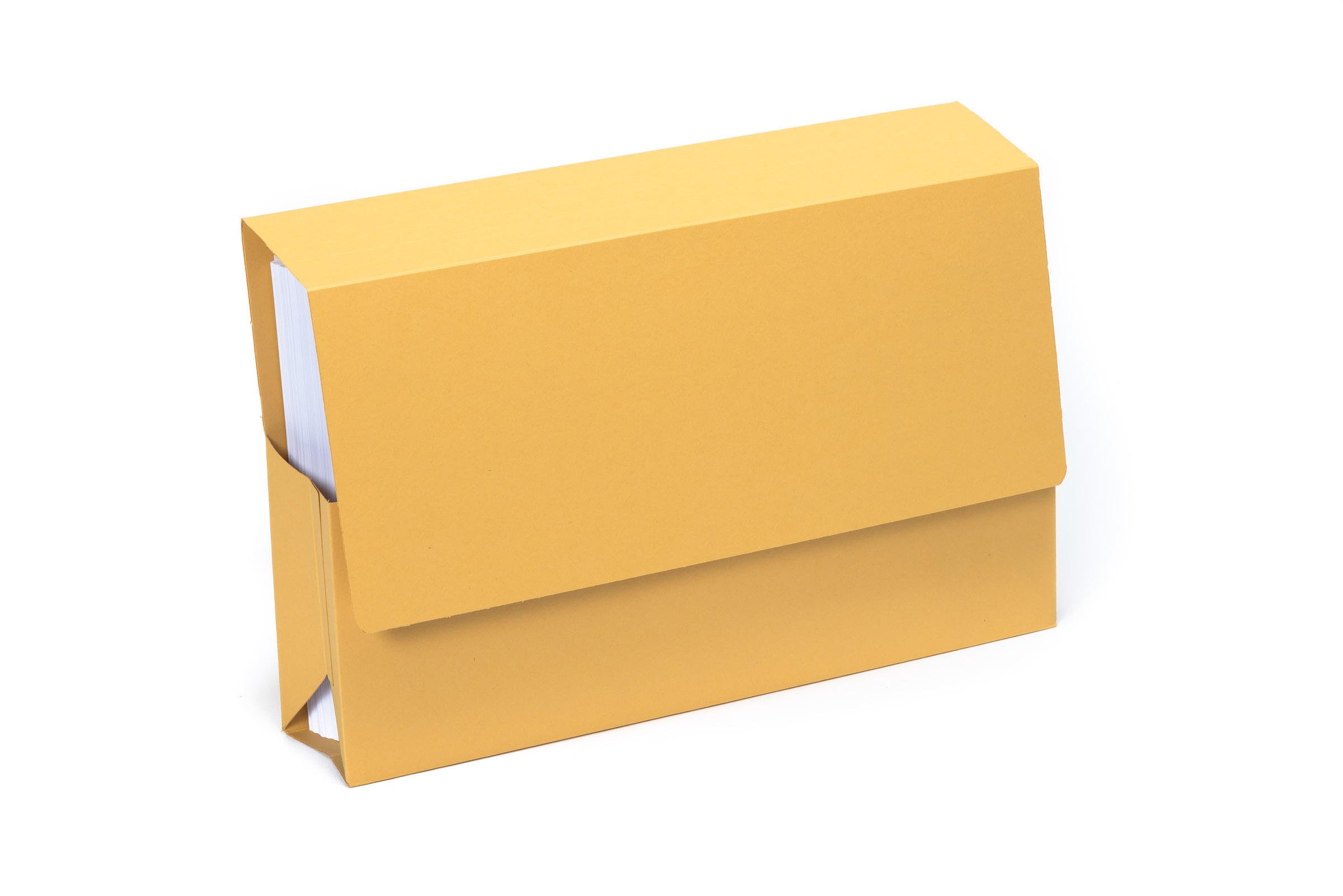Exacompta Guildhall Probate Wallets, 315 gsm, Foolscap - Yellow, Pack of 25