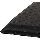Amazon Basics Rectangular Non-slip,Stain Anti Fatigue Standing Comfort Mat for Home and Office, 20 x 36 Inch, Black