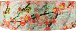 WrapablesFloral & Nature Japanese Washi Masking Tape - Peach Blossoms