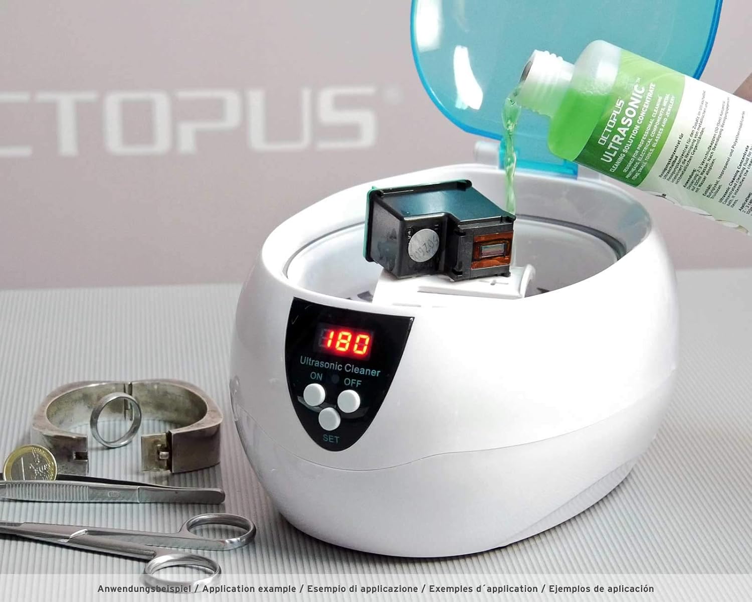 OCTOPUS powerful ultrasonic cleaner, concentrate for use in ultrasonic cleaner glasses cleaner - Image 4