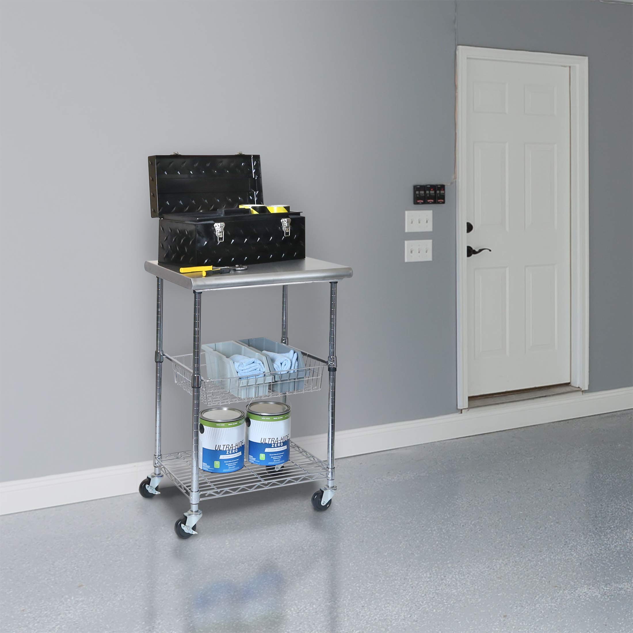 Seville Classics StainlessSteel NSFCertified Professional Kitchen