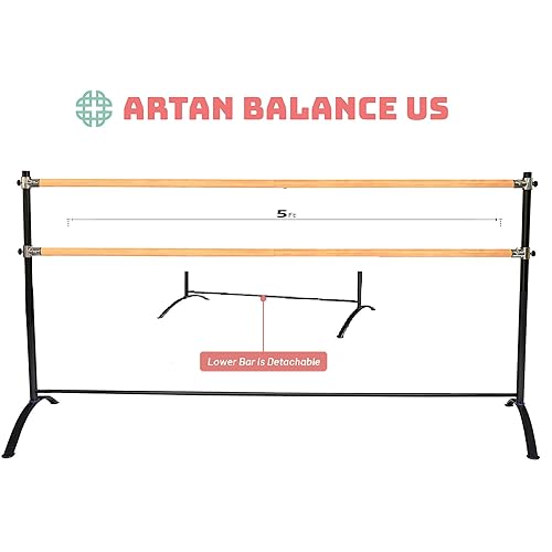 Artan Balance Ballet Barre Portable for Home or Studio, Height
