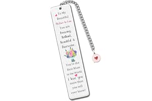 Mother-in-Law Bookmarks Mothers Day Gifts for Women Mummy Birthday Keepsake Appreciate Bookmarker Thank You Personalised Mom 