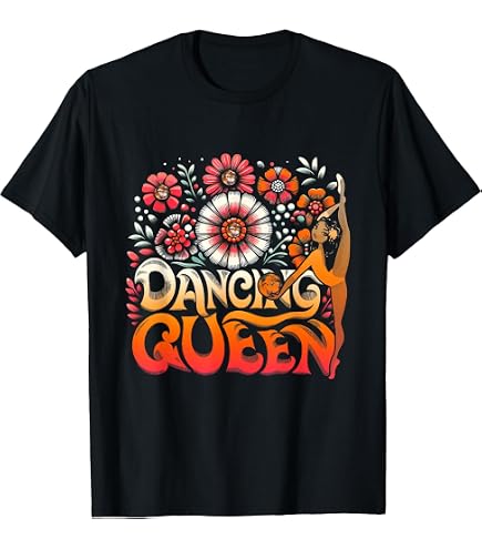 Amazon.com: Dancing Queen Shirt Vintage Dancing 70s T-Shirt T