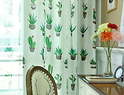 Molaxhome Valances for Windows 52x18 inch, Tie Up