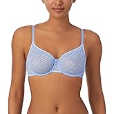 DKNY Women's Modern Lace Unlined Demi Bra, Serenity