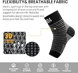 AVIDDA 2 Pack Ankle Support Brace Men Women XL Black view 4