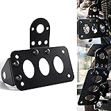 LivTee Motorcycle License Plate Bracket, Side