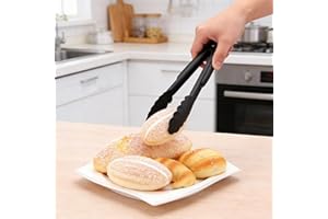 Stainless Steel Food Tong Black Kitchen Tongs For Barbecue Bbq Salade For Cook Party Buffet Clip Baking Accessoires Tool (9 I