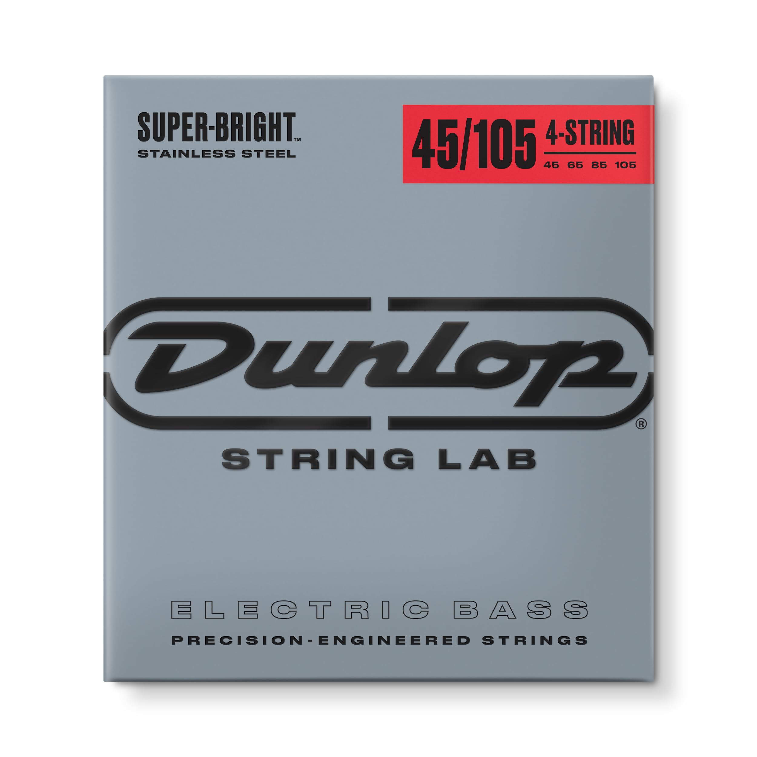 Jim Dunlop DBSBS45105 Md-4/St Bass Super Bright Stainless Steel Bass String — image 1