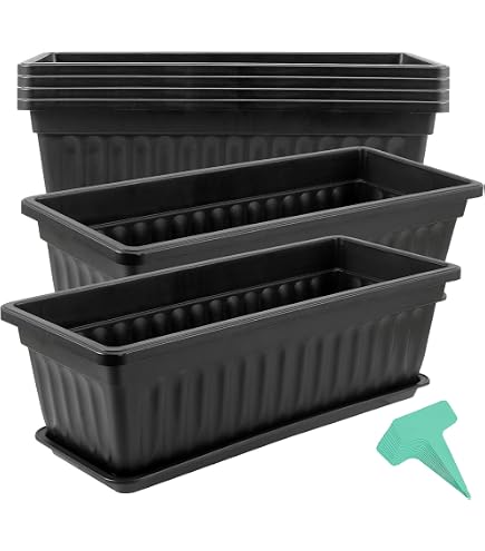 ARTEVASI Kit Jardinière Venezia L 60cm Bronze Avec Réserve D'Eau
