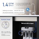 Frizzlife SP99 Under Sink Water Filter System with Brushed Nickel Faucet view 4