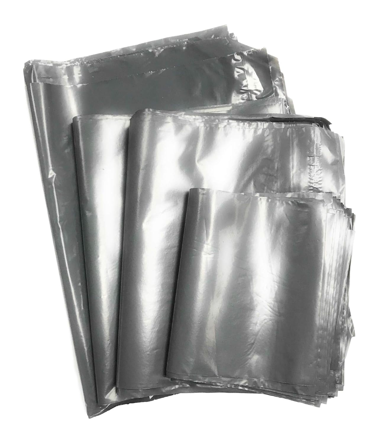 Packitsafe 20 LARGE MIXED Grey Poly Mailing Bags Envelopes Bags Bag Medium Sizes 12 x 16, Large Sizes 13 x 19, 16 x 21, 21 x 24 L1