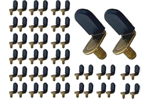 ROCHAN 50 Pcs Shelf Support Pegs L-Shaped Shelf Pins Diameter for Kitchen Cabinet Closet & Bookcase Shelves,（0.23inchs 6mm
