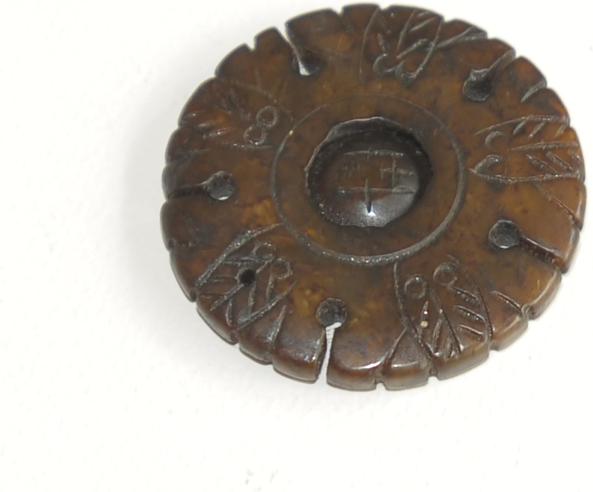 Shadow stone for good luck and prosperity from Nepal